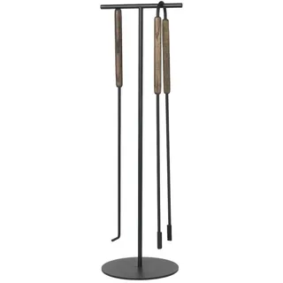 BLOMUS Kamingarnitur ASHI 3-tlg. Holz 0,76 m Braun