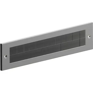 STORMGUARD 06SR017000000A Briefkastenabdeckung Zugluftstopper für den Innenbereich - silberne Ausführung, Aluminium, 335mm x 75mm