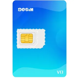 9esim v0 esim Adapter für entsperrte Android-handys internationales Reisen Europa usa Japan China unbegrenzte Daten SIM Karte vorgestanzt für einfache verwendung (Physical eSIM Karte)