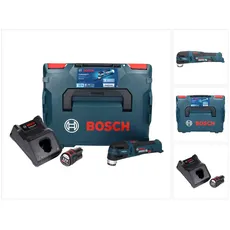 Bosch Professional, Multifunktionswerkzeug, Bosch GOP 12V-28 Professional Akku Multi Cutter 12 V Brushless + 1x Akku 3,0 Ah + Ladegerät + Tauchs