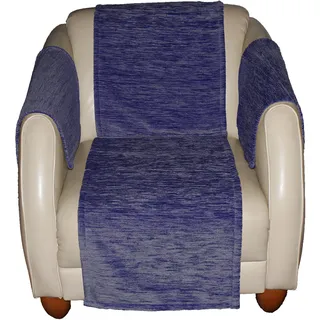 Wirth Sofahusse Miriam Blau 60 x 40 cm 2er Set