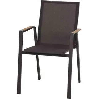 Siena Garden Stapelsessel Rondo 65 x 56 x 88 cm matt anthrazit 1 St.