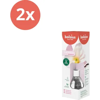 Bolsius - True Scents - Duftstäbchen - 60 ml - Magnolie - Vorteilspack - 2 Stücke - Violett