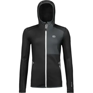 Ortovox Damen Fleece Hoodie Jacke (Größe S, schwarz)