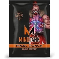 MINDTANK Gaming Booster - mit Koffein - zuckerarm - 30 Sachets für 15 Liter (30x 10 g) - Final Punch, Cola-Kaubonbon