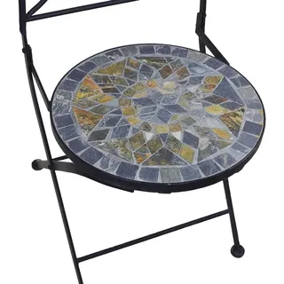 Mojawo Mosaik Klappstuhl 42 x 53 x 88 cm mehrfarbig 2 St.