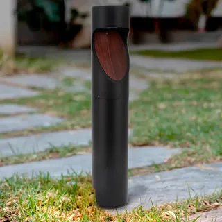 M Ledme Milu LED Pollerleuchte schwarz 10W 1000 Lumen Farbtemperatur einstellbar von warmweiß bis kaltweiß (CCT) wasserdicht IP65 Höhe 80cm für Garten, Terrasse, Eingänge und Terrassen