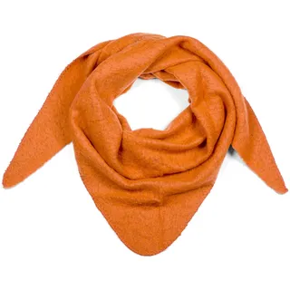 styleBREAKER Dreieckstuch "Strick Dreiecktuch meliert" 1 Stk., orange