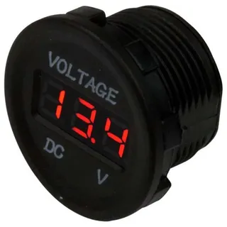 Seadog Line Rundes Digitales Voltmeter - Clear - 36.51 x 19.05 x 28.57 mm