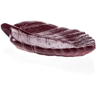 Youartme Schmuckschale Klein aus Beton 230x125x37 mm - Blatt Schale Deko - Schmuckablage - Ablageschale - Schmuckteller - Ringschale - Dekoschale für Schlüssel - Schlüsselschüssel - Schmuck Schale