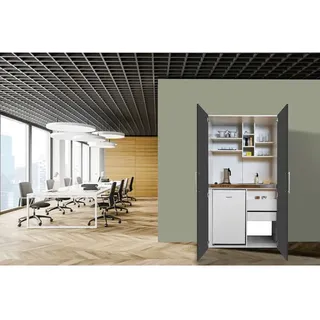 Respekta Peter 104 cm Duokochfeld links grau