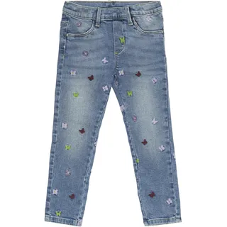 s.Oliver Junior Regular-fit-Jeans, mit Print, blau