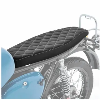 Craftride Sitzbank flach VS2 kompatibel mit Simson S50 S51 S70 Schwarz