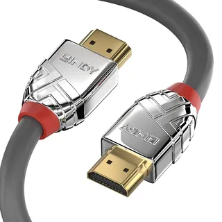 Lindy HDMI Anschlusskabel HDMI-A Stecker HDMI-A Stecker 2 m Grau