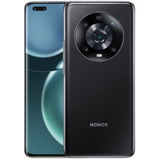 Honor Magic4 Pro, Android Smartphone, 6.81 Zoll Handy, 8+256 GB, 120 Hz, Dual-SIM, 50 MP Triple-Kamera, 100 W SuperCharge, 4600 mAh Akku, NFC, IP68, Schwarz