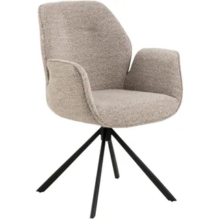 AC Design Armlehnstuhl Stoff Beige
