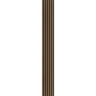 Novel Akustikpaneel Eiche Dunkelbraun 2 St. 250 x 30 x 0,61 cm