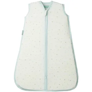 molis&co - Baby Sommerschlafsack - Sommer Baby Schlafsack 0.4 TOG - Neugeborene Babyschlafsack ohne Ärmel - 100% Baumwolle (Oeko-TEX 100), Premium Qualität - Blue Sky (85 cm)