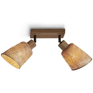 Good & Mojo Deckenstrahler , Naturfarben , 15x24x28 cm , LED-Leuchtmittel austauschbar , Lampen & Leuchten, Innenbeleuchtung, Spots & Strahler, Deckenspots