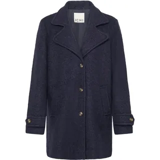 Ichi Wintermantel "Damen Jacke IHSTIPA", schwarz navy