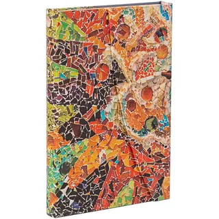 Notizbuch Gaudis Sonne Mini Liniert: Hardcover mit Klappumschlag (Gaudi's Mosaics)