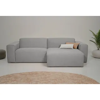 otto home »Koa, 228 cm, L-Form, Modulsofa in Cord, Chenille, Struktur, Webstoff« Designsofa, weicher Lounge-Sitzkomfort, Welleunterfederung, bodentief,