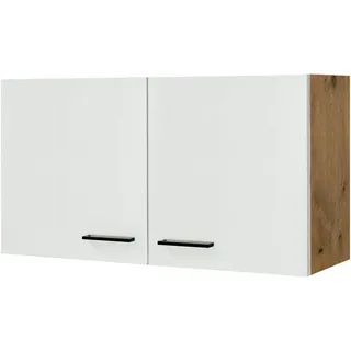 FlexWell Küchenoberschrank , Eichefarben, Magnolie , Metall , 1 Fächer , einzeln stellbar , 100x54.8x32 cm , Made in Germany , individuell planbar, Zusatzausstattung erhältlich, hängend , Küchen, Küchenmöbel, Küchenschränke, Küchenoberschränke