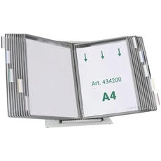 Bild Sichttafelsystem 434200 DIN A4 grau mit 20 Sichttafeln