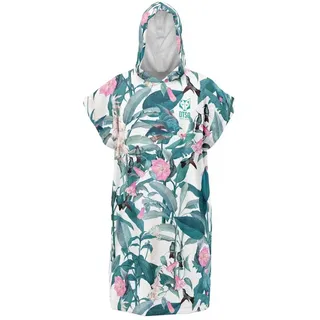 Otso Garden Poncho - Green / Pink - One Size