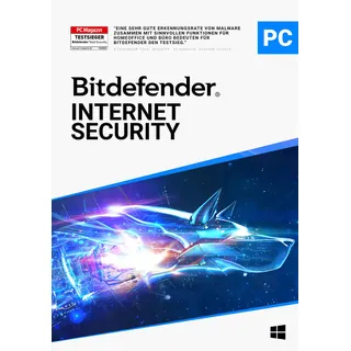 BitDefender Internet Security 2026 3 Geräte 18 Monate DE Win