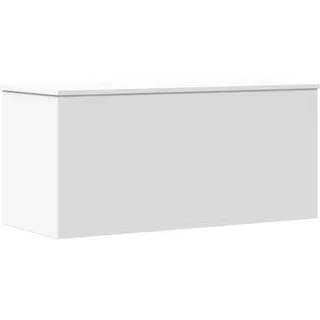 vidaXL Sitzbank Truhe Weiß 100 x 42 x 46 cm