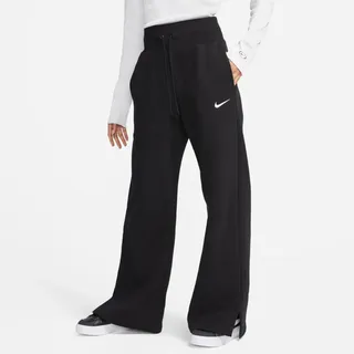 Nike Damen Hose Phoenix Fleece High-Waist Wide-Leg Sweatpants DQ5615-010 XXL - Black/Sail - XXL