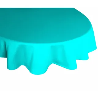 Wirth Tischdecke WirthNatur oval 130 x 190 cm Blau