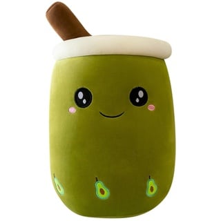 Uposao Bubble Tea Plüschtier Kuscheltier,24CM Cartoon Plüsch Puppen Lustiges Obst Komfort Umarmungskissen Milchtee Teetasse Kissen Stofftier Süßes Geschenk Für Kinder Erwachsene Geburtstag