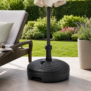 Sonnenschirm-Ständer 20L Anthrazit Ø 44cm x Höhe 30cm - Grau