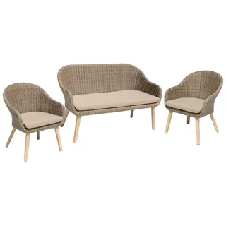 Garden Pleasure Pueblo Loungeset braun
