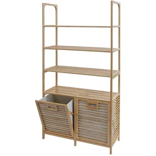 MCW Badezimmerschrank 81 x 33 x 168 cm Braun