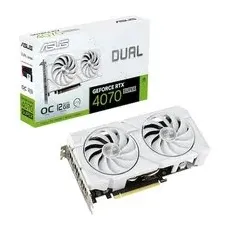 ASUS DUAL GeForce RTX 4070 Super EVO White OC Grafikkarte, 12GB GDDR6X, 1xHDMI, 3xDP, PCIe 4.0