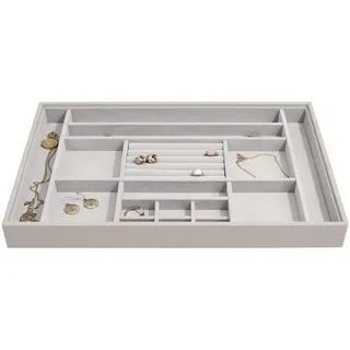 Stackers | extra großes Schmuckkästchen mit verschiedenen Fächern für Ringe und Accessoires, Taupe