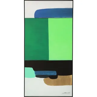 Kare Abstract Shapes Grün, 73x143cm