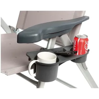 Bo-Camp Getränkehalter für Camping Stuhl Seitenablage Seitentisch Klappstuhl