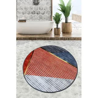 Foutastic Luxuriöse Badematte, 140 x 140 cm, 100% Polyester, 700 g/m2, rutschfeste Unterseite mit Noppen, maschinenwaschbar, weich und stilvoll für Ihr Badezimmer