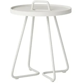 Cane-Line On-the-move Beistelltisch Ø 37 x 42 cm weiß