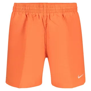 Stylische Herren Badehose Orange mit Kordelzug und Stickerei