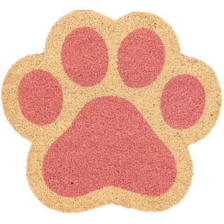 Fisura - Fußmatte Eingangshalle Katze Druck aus Kokosnuss mit PVC-Anti-Rutsch-Rückseite. Original-Fußmatte für draußen. Handbemalt. Maße:70 cm x 40 cm