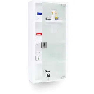 Relaxdays Badezimmerschrank, EMERGENCY