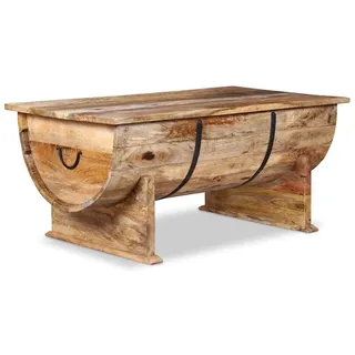 vidaXL Couchtisch Massivholz Mango Braun 88 x 50 x 40 cm