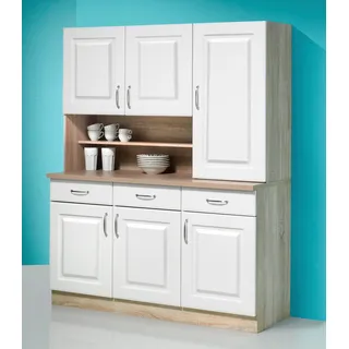WIHO KÜCHEN Küchenbuffet Tilda 150 x 50 x 180 cm Weiß