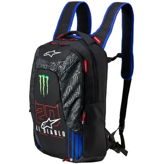Alpinestars Fq20 City Hunter V2 Monster Rucksack - Black / Red Fluo Blue Green - One Size
