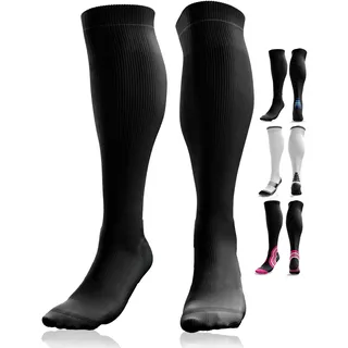 aZengear Kompressionsstrümpfe für Damen Herren (20-30 mmHg Klasse 2) Stützstrümpfe Medizinisch Kompressionssocken Waden Kompression für Laufen Reise Flug Sport Schwangerschaft (XXL)
